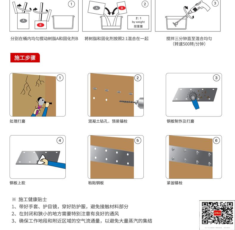 包钢博山粘钢加固施工过程